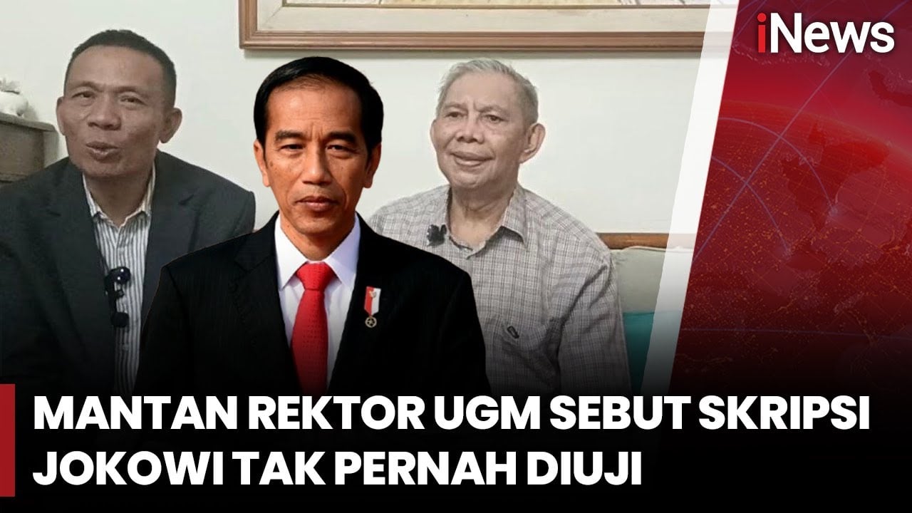 Heboh! Mantan Rektor UGM Sebut Jokowi Tak Pernah Ujian Skripsi