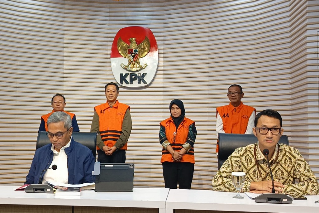 KPK Tahan 4 Tersangka Kasus Pemerasan TKA di Kemnaker