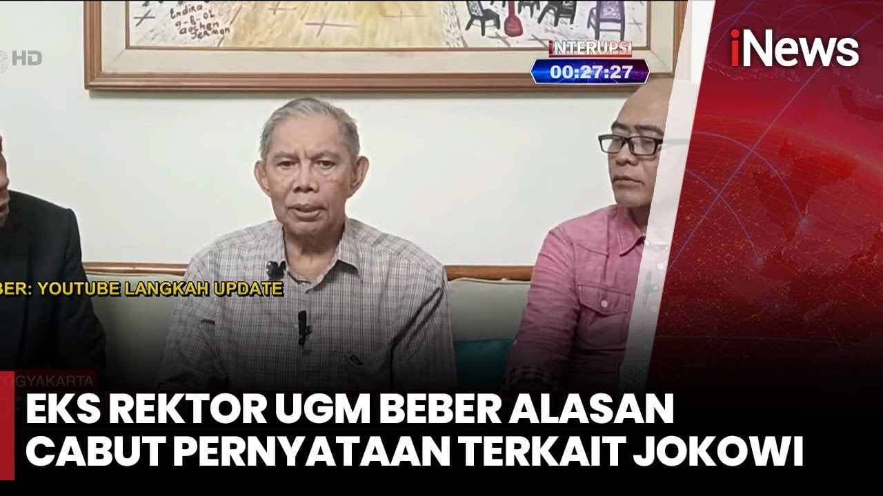 Mantan Rektor UGM Sofian Effendi Terima Ancaman usai Bahas Ijazah Jokowi