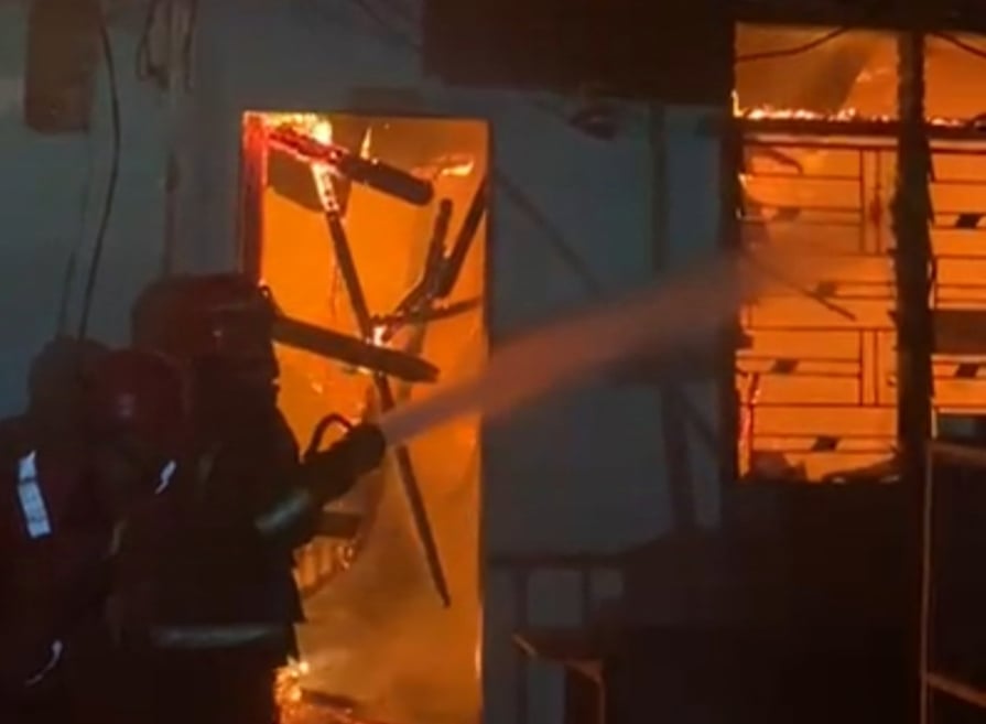 Kebakaran Hebat di Medan, 25 Rumah Ludes Dilalap Api