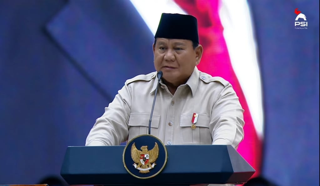 Prabowo Ngaku Emosional Dengar PSI: Ayah Saya Dulu Ketua