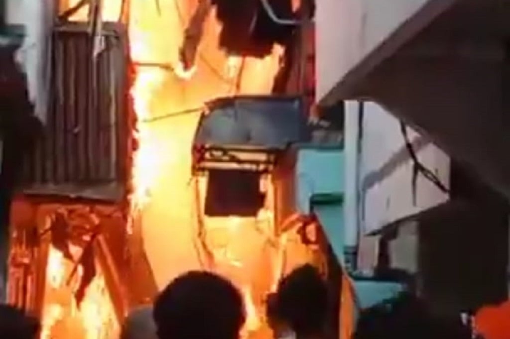 Lagi! Kebakaran Terjadi di Tambora Jakbar, 18 Mobil Damkar Dikerahkan