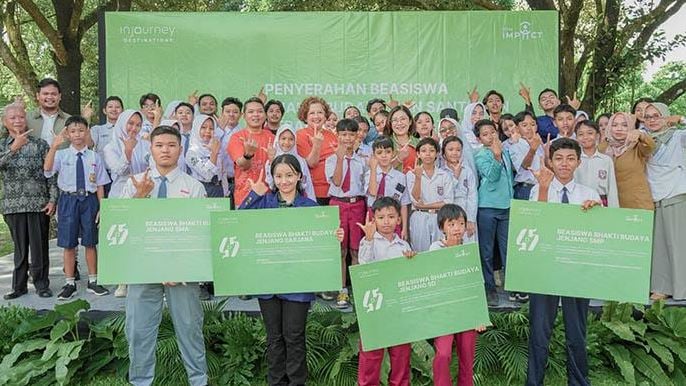Peringati HUT ke-45, Taman Wisata Candi Santuni 100 Anak Yatim dan 45 Ibu Tunggal