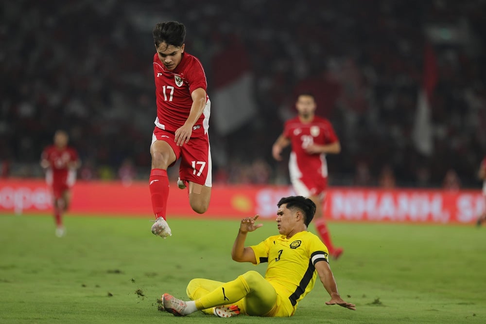Hasil Timnas Indonesia U-23 Vs Malaysia: Jens Raven Dikunci, 0-0 di Babak Pertama