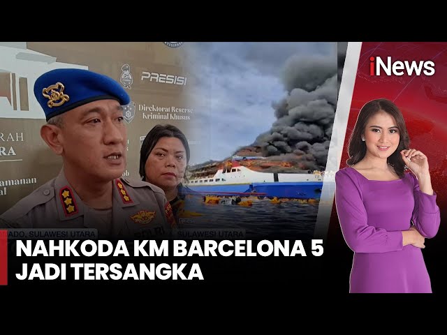 Polisi Tetapkan Nahkoda Jadi Tersangka Tragedi Kebakaran Kapal KM Barcelona 5