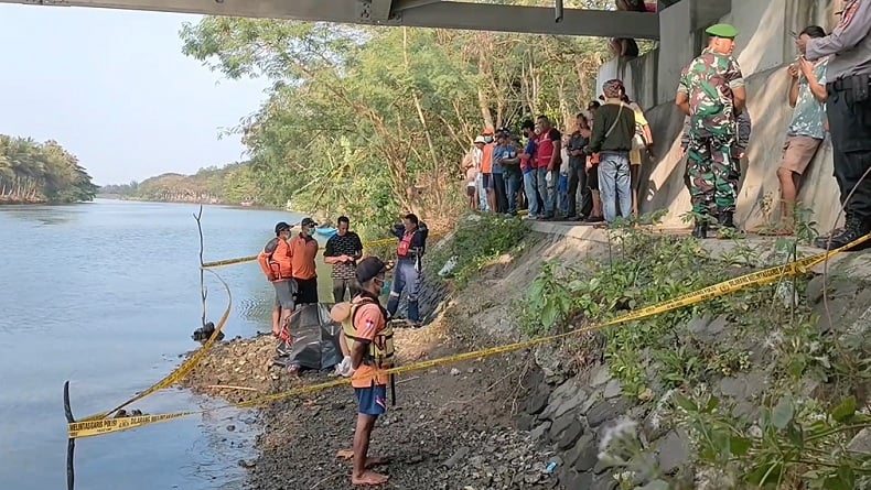 Warga Kulonprogo Dikejutkan Penemuan Mayat Pria Mengambang di Sungai Serang