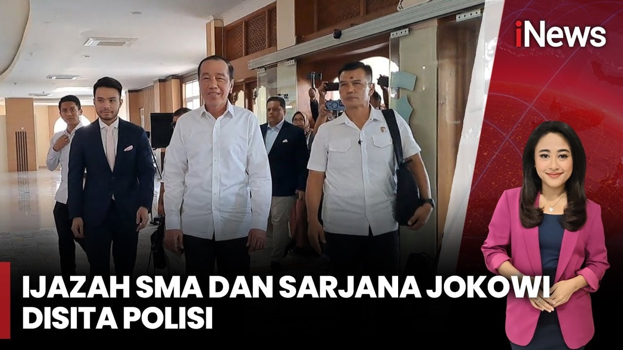 Jokowi Diperiksa Polisi, Ijazah SMA dan S1 Disita Penyidik