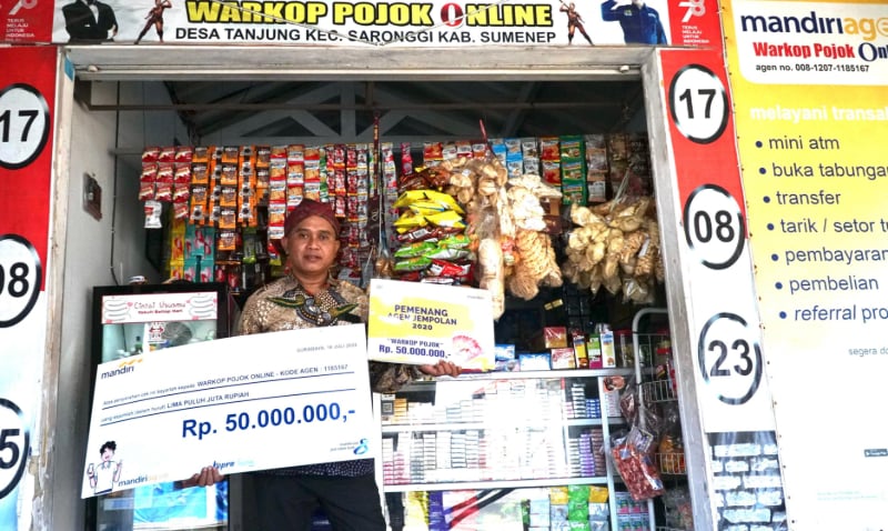 Bank Mandiri Dukung Ekonomi Kerakyatan lewat Perluasan Mandiri Agen