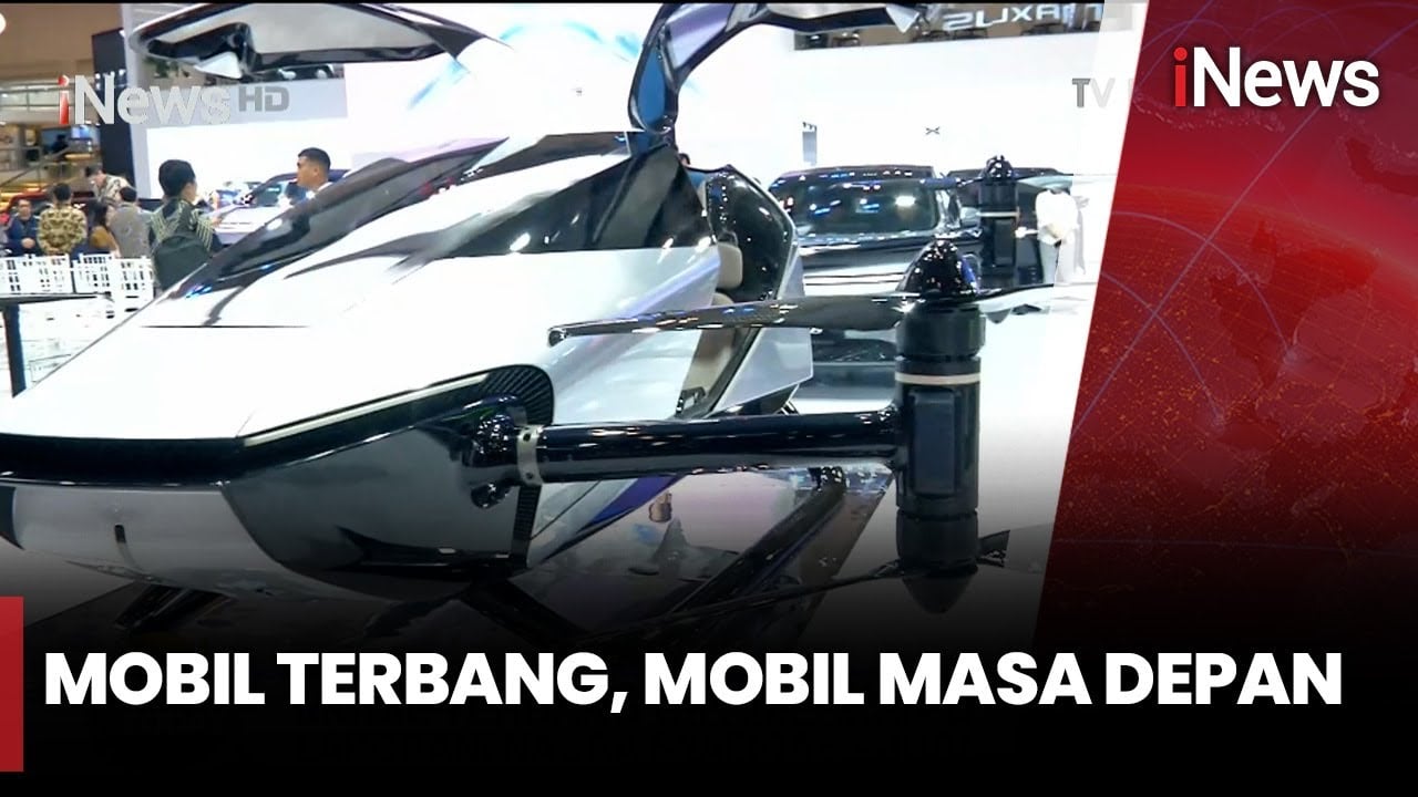 Begini Penampakan Mobil Terbang Asal China yang Dipajang di GIIAS 2025