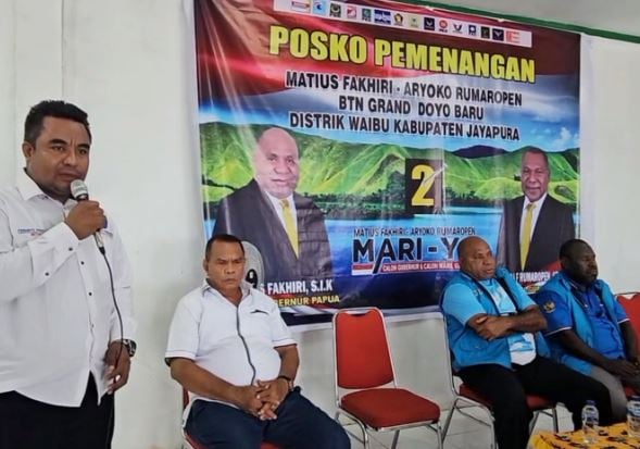 Partai Perindo Siap Menangkan Mathius D Fakhiri-Aryoko di PSU Pilgub Papua