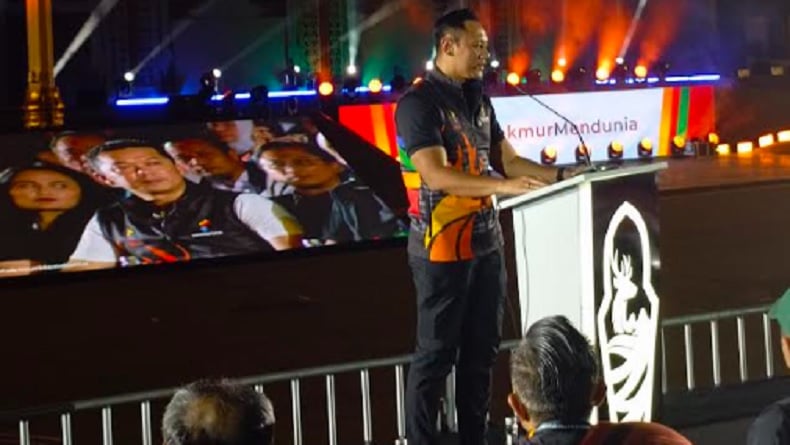 AHY Buka Fornas VIII 2025 di NTB, Dorong Masyarakat Sehat dan Ekonomi Bangkit