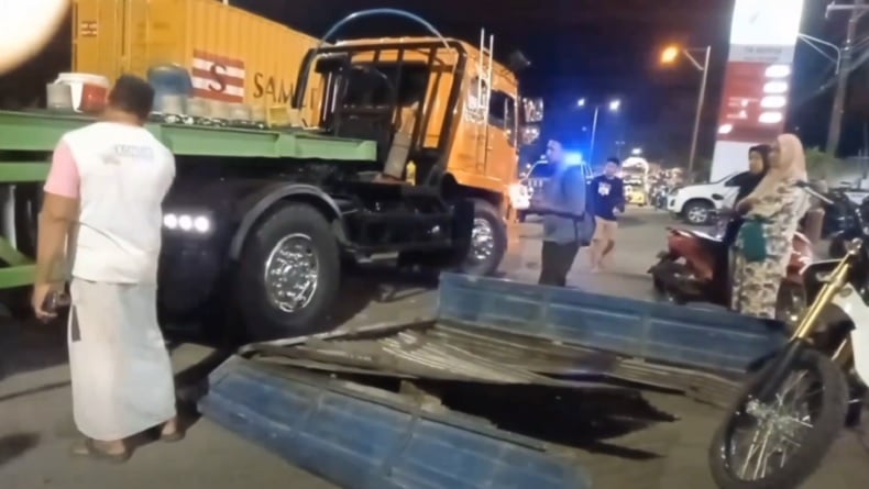 Penyebab Kecelakaan Beruntun di Maros, Truk Kontainer Hindari Kendaraan Mendadak Berbelok 