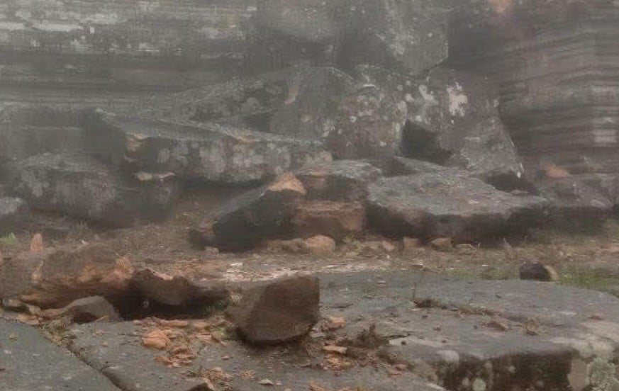 Kamboja Rilis Foto Kuil Preah Vihear Hancur Digempur Thailand