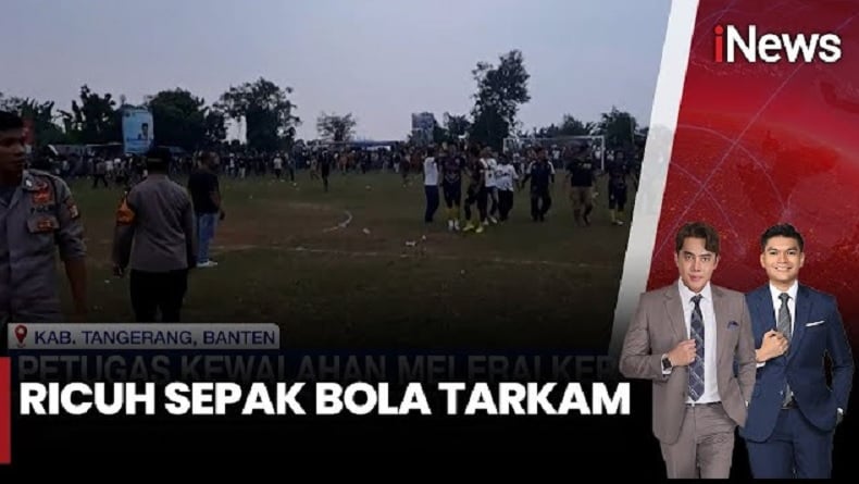 Pertandingan Sepak Bola AntarKampung di Tangerang Ricuh, Laga Dihentikan