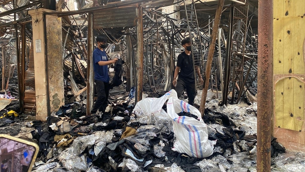 Pasar Taman Puring Kebakaran Hebat, Pedagang Ini Merugi hingga Rp40 Juta