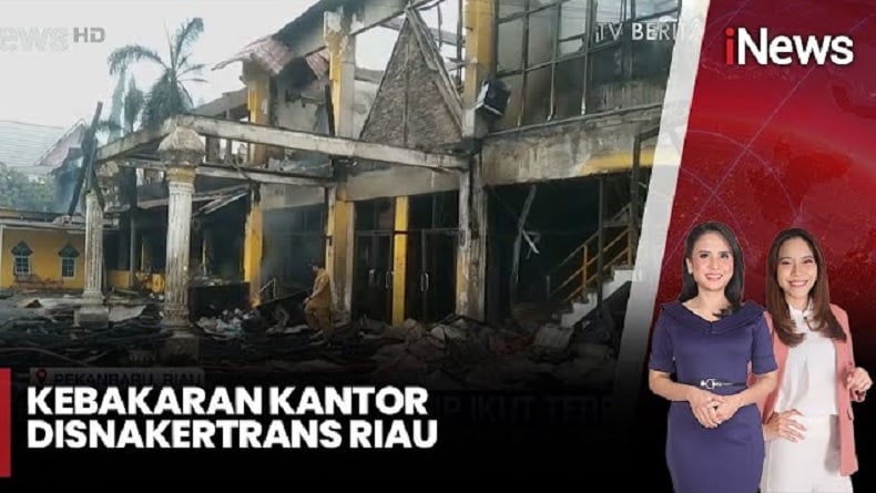 Kebakaran Kantor Disnakertrans Riau dan Gedung Rektorat ULM Banjarmasin