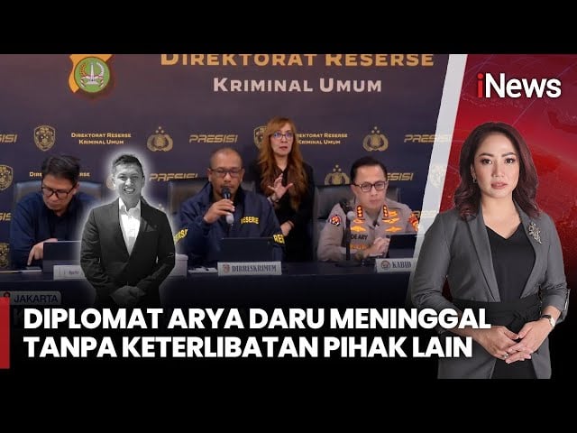 Polisi Tegaskan Kematian Diplomat Kemlu Tanpa Campur Tangan Pihak Lain