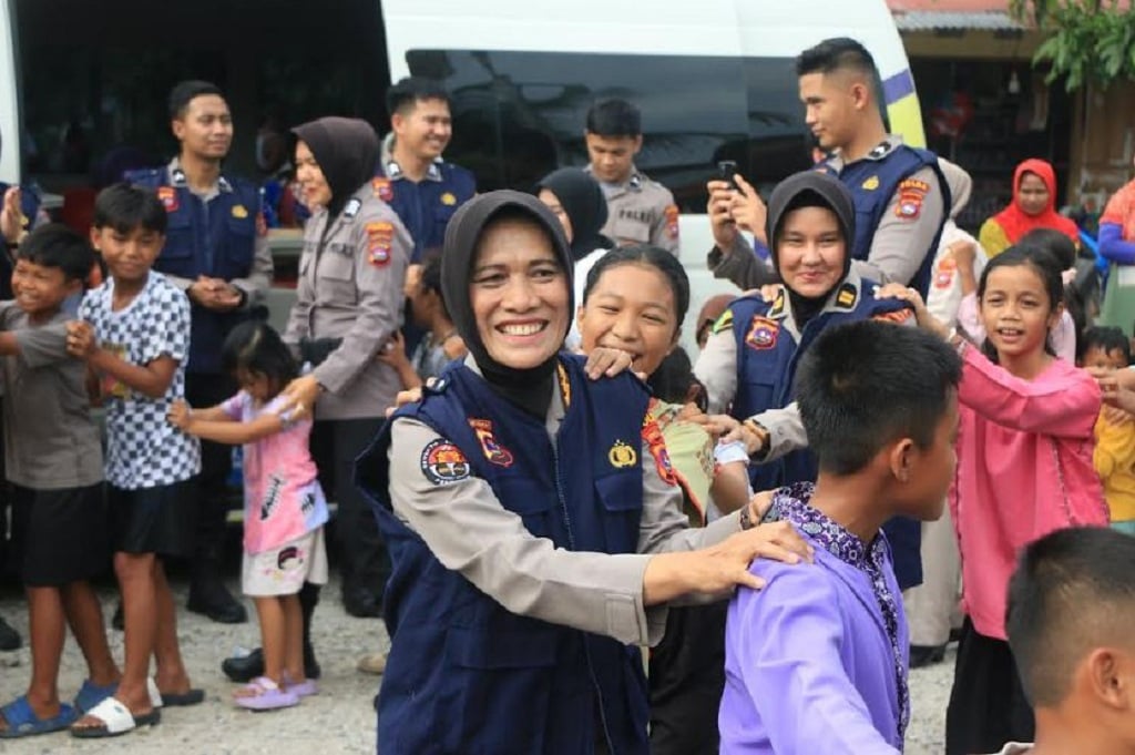 Pasca-Insiden Rumah Doa di Padang, Anak-Anak Ceria Ikuti Trauma Healing Polda Sumbar