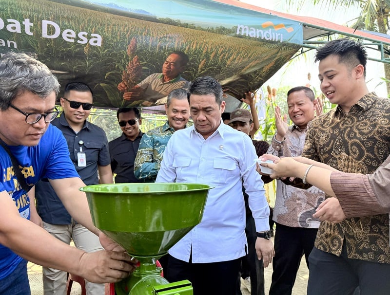 Bank Mandiri Perkuat Ekonomi Desa lewat Budidaya Sorgum di Kabupaten Bogor
