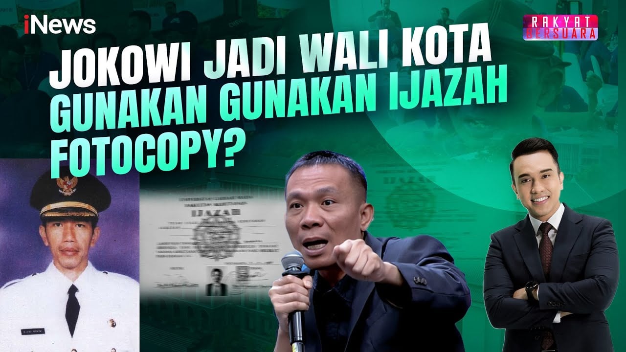 Rismon Sebut Tak Ada Verifikasi Ijazah Jokowi antara KPU Solo dan UGM