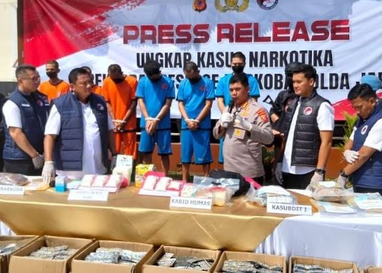 Polisi Sita 8,4 Kg Sabu dari Jaringan Narkotika Jabar-Aceh, 3 Orang Ditangkap
