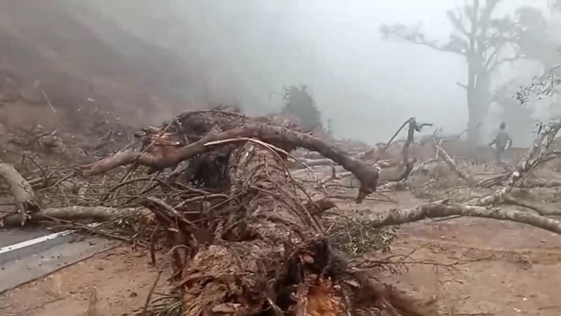 Tebing Longsor 6 Titik di Lumajang, Akses Jalur Selatan Lumpuh Total