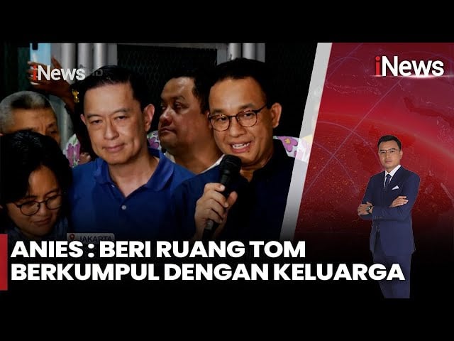 Bebas Setelah 9 Bulan Ditahan, Tom Lembong Pulang ke Rumah Usai Terima Abolisi Presiden