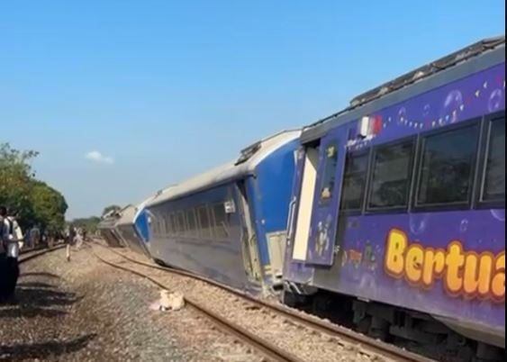 KA Argo Bromo Anggrek Anjlok di Pegaden Baru Subang, Semua Penumpang Dievakuasi
