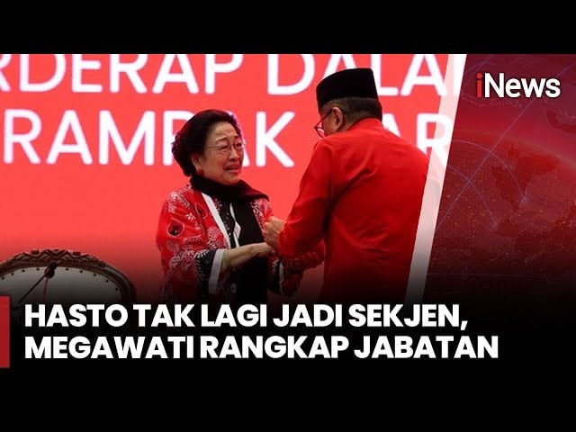 Selain Jadi Ketua Umum, Megawati Merangkap sebagai Sekjen PDI Perjuangan 