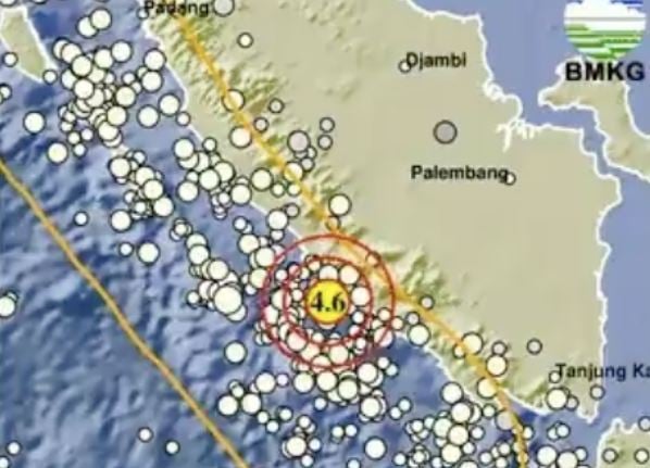 Gempa Terkini M 4,6 Guncang Bengkulu Selatan, BMKG: Tak Berpotensi Tsunami