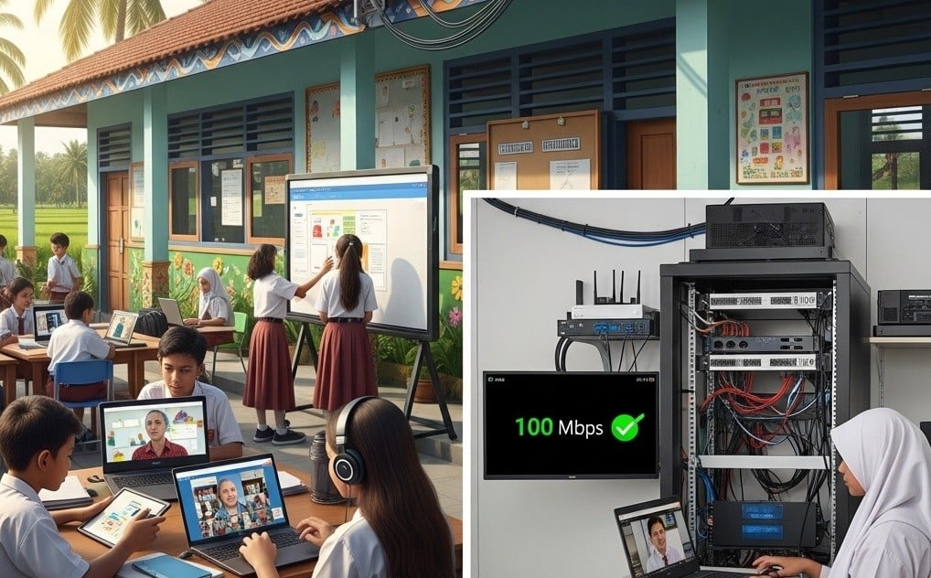 Komdigi Jamin Internet Sekolah Rakyat Ngebut Tanpa Kendala