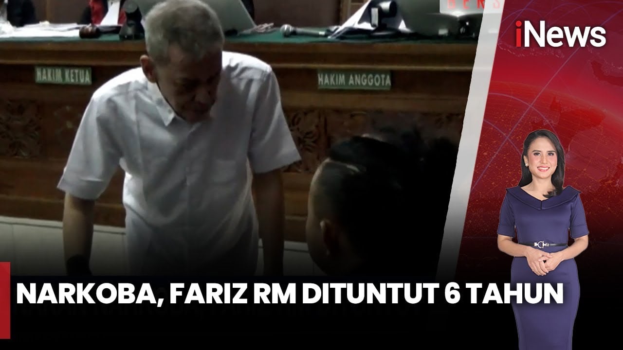 Fariz RM Dituntut 6 Tahun Penjara atas Kasus Narkoba