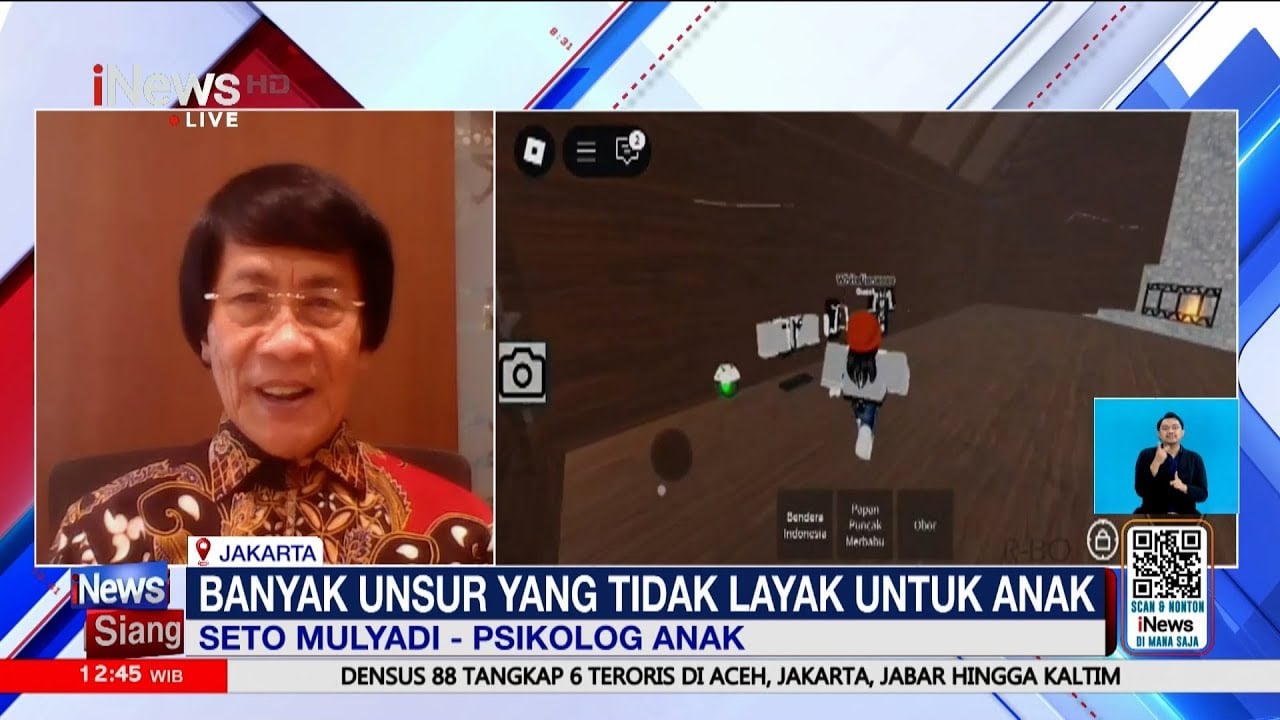 Bahaya Game Roblox untuk Anak, Pemerintah Pertimbangkan Pemblokiran