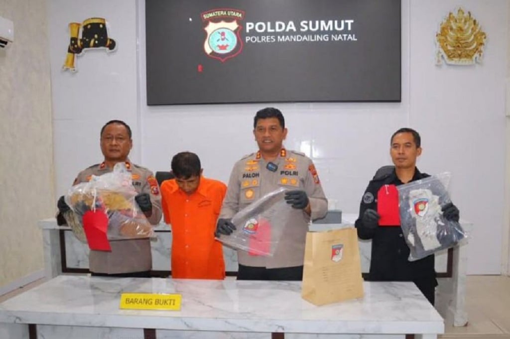 Mengaku Disuruh Makhluk Gaib, Pria di Madina Bacok Ibu Kandung Ternyata Positif Narkoba