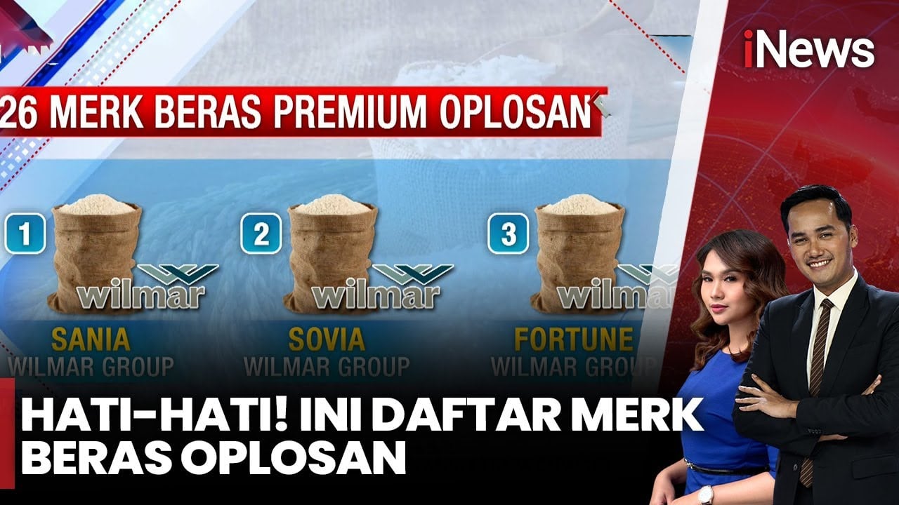 Hati-Hati! Ini Daftar 26 Merek Beras Premium Oplosan