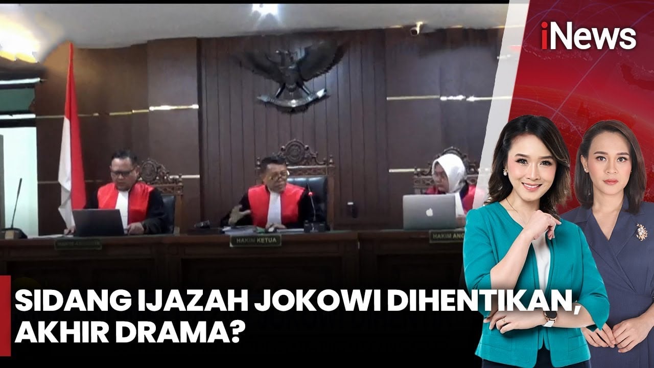 Sidang Ijazah Jokowi Dihentikan, Gugatan Berakhir di PN Sleman
