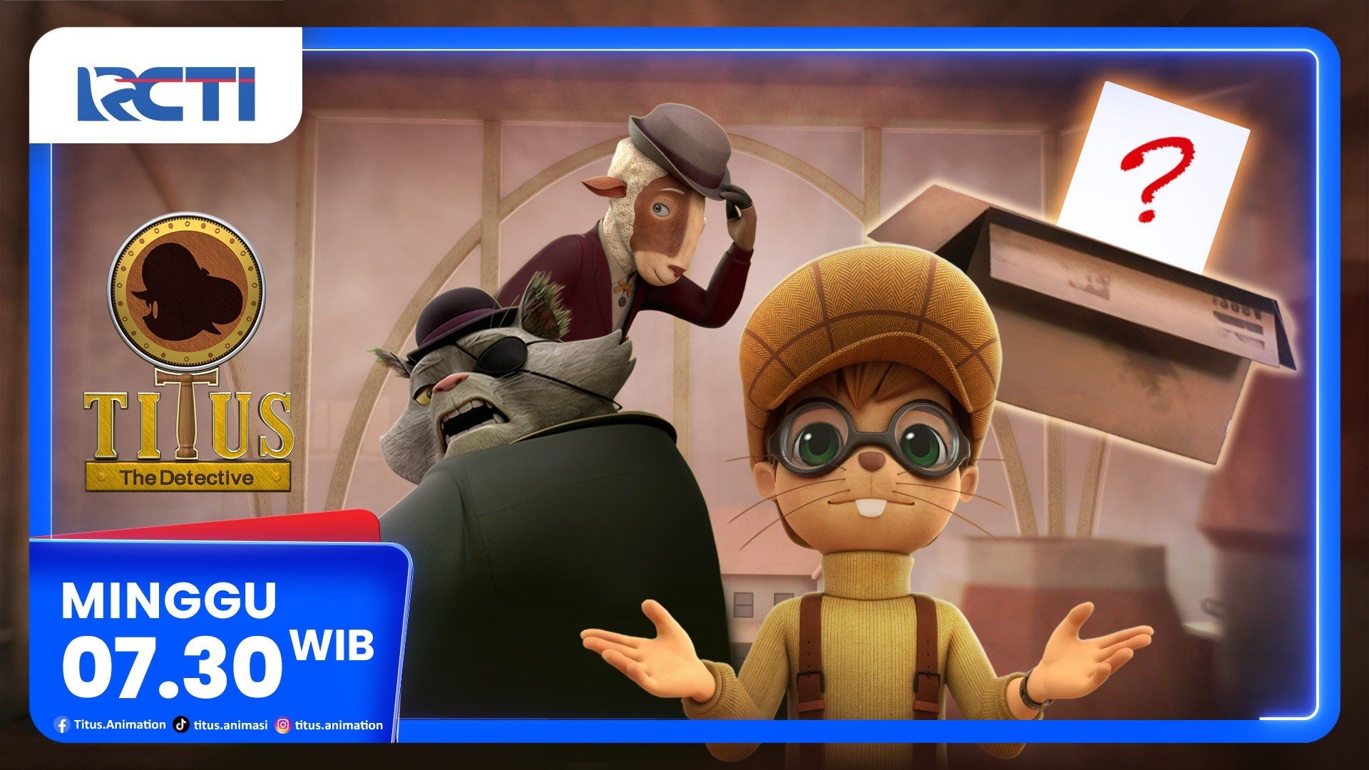 Titus The Detective Eps Diamond Bear, Minggu 10 Agustus 2025, Pukul 07.30 WIB di RCTI