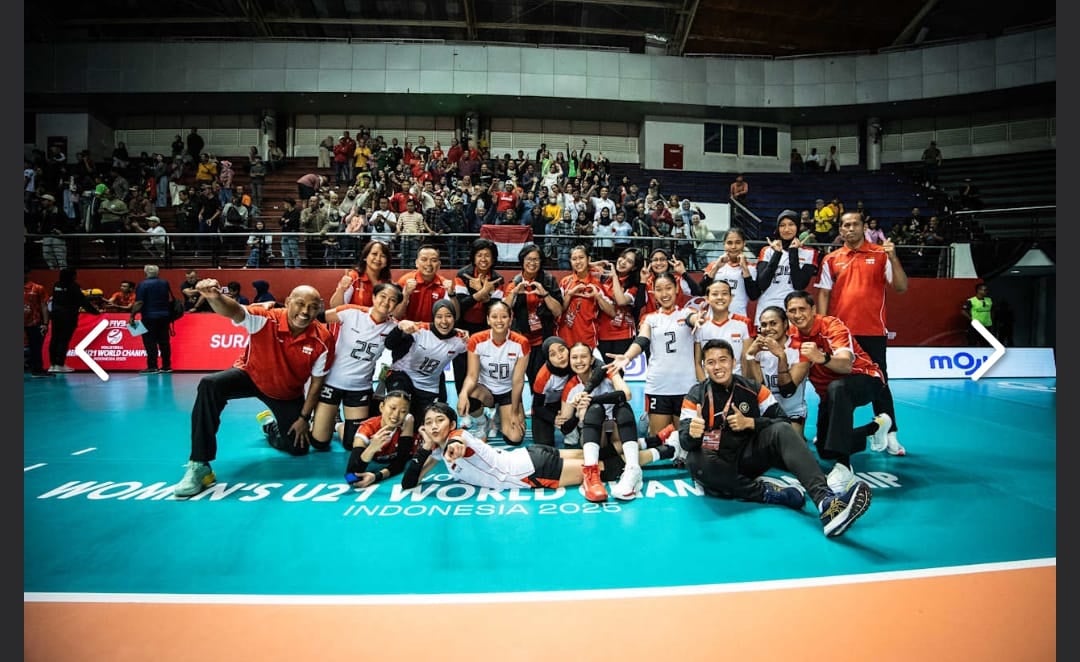 Mental Baja Jadi Kunci! Timnas Voli Putri Indonesia U-21 Bungkam Kanada di Kejuaraan Dunia