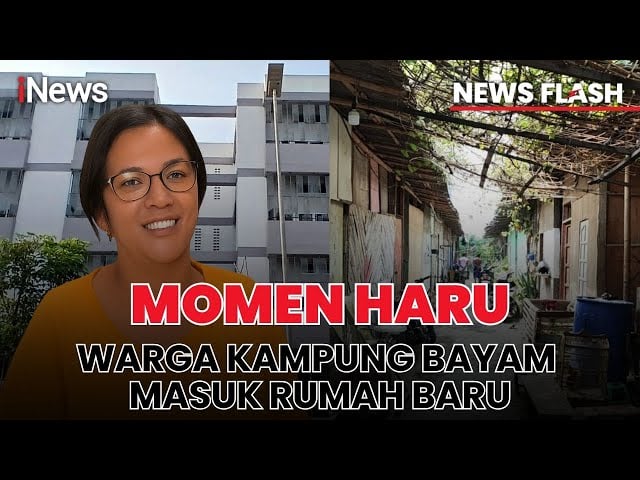 Warga Kembali Tempati Kampung Susun Bayam, Hunian Lebih Nyaman dan Layak