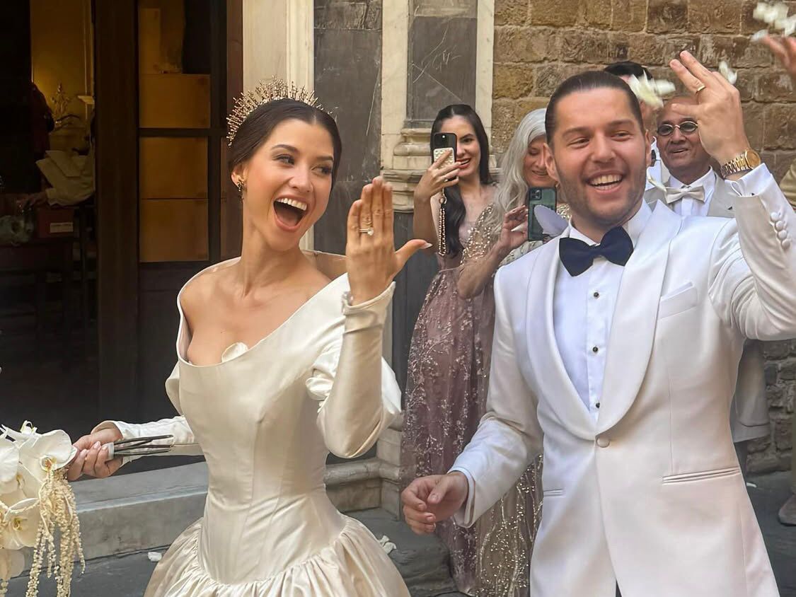 Millane Fernandez Menikah di Italia, Luna Maya dan Raline Shah Jadi Bridesmaid!