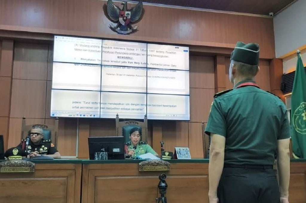 Tak Hanya Divonis 3,5 Tahun Penjara, Peltu Lubis Dipecat dari TNI