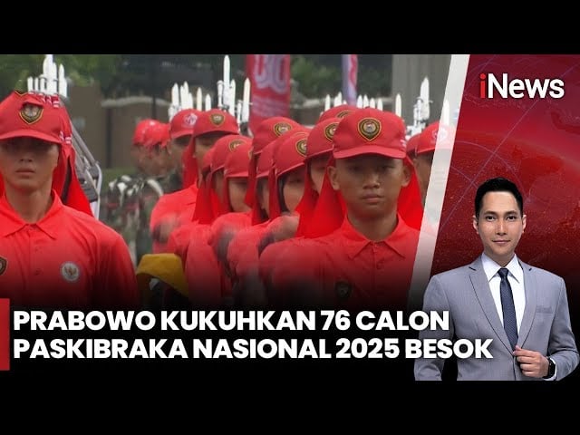 Besok Presiden Prabowo Bakal Kukuhkan 76 Calon Paskibraka Nasional