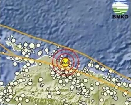 Gempa Terkini M 6,4 Guncang Sarmi Papua, Tidak Berpotensi Tsunami