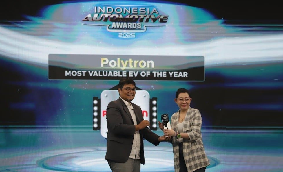 Polytron Raih Most Valuable EV of The Year dalam Ajang Indonesia Automotive Awards 2025