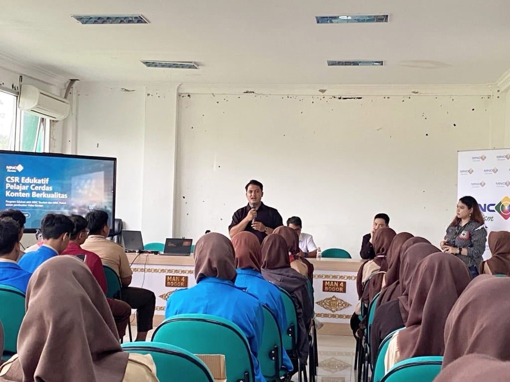 MNC Tourism dan MNC Peduli Ajak Pelajar Bogor Jadi Konten Kreator Positif dan Berkualitas