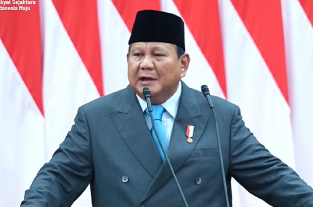 Prabowo Pidato Kenegaraan di Sidang Tahunan MPR, Uraikan Pencapaian Presiden Terdahulu