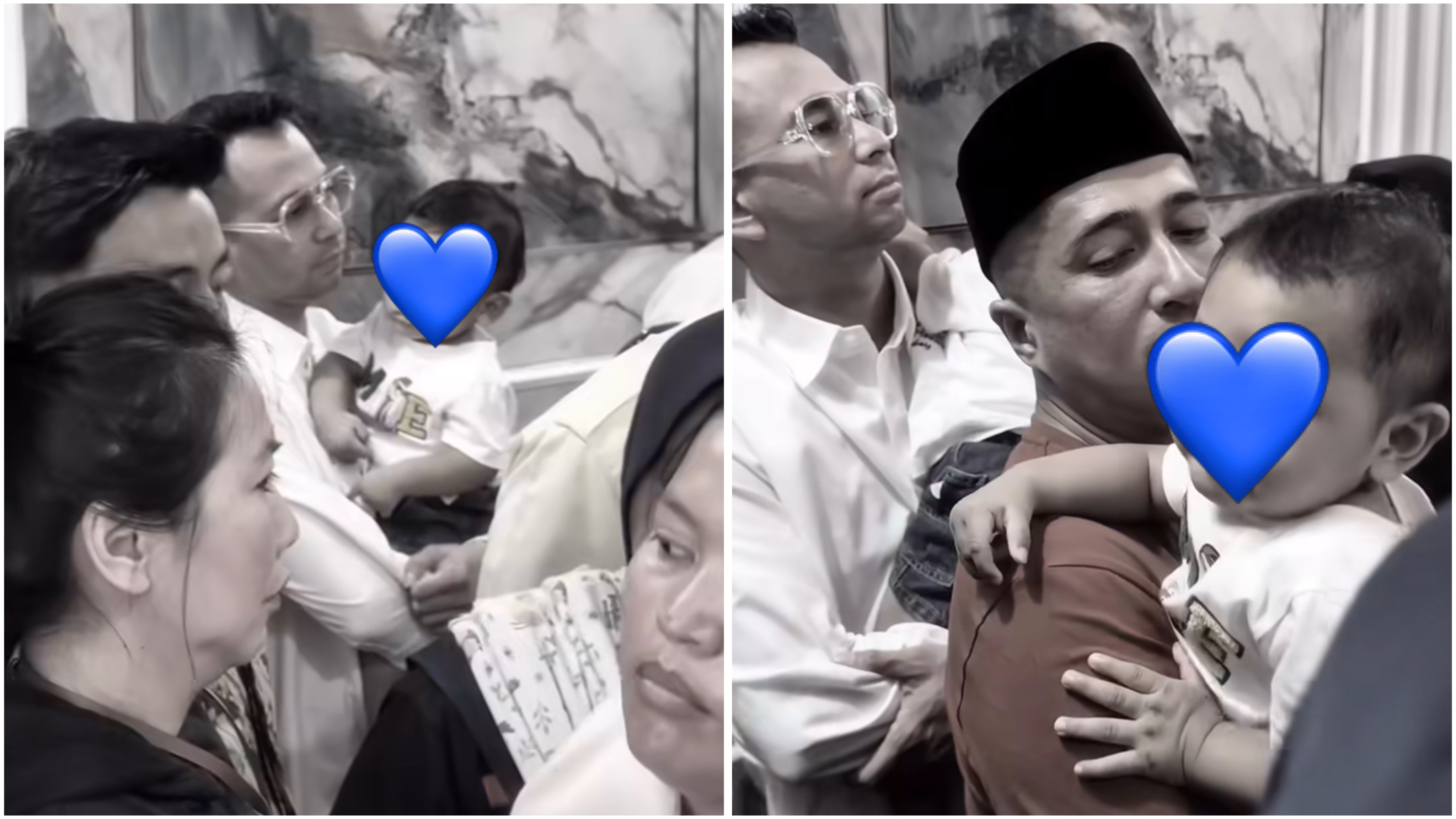 Sedih, Raffi Ahmad dan Irfan Hakim Gendong Anak Kembar Mpok Alpa