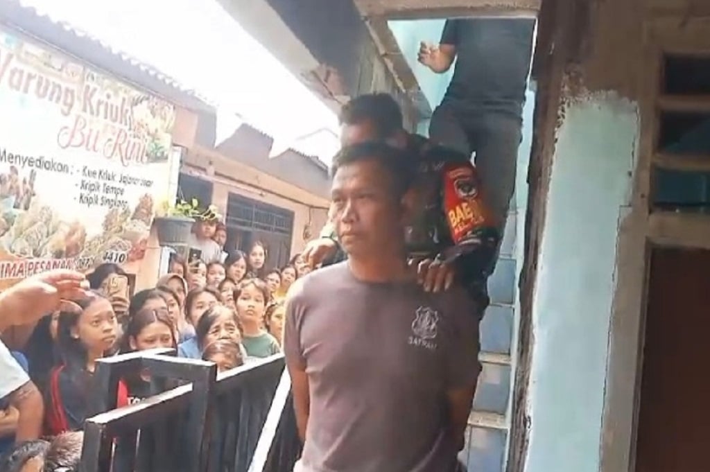 Oknum Sekuriti Cabuli Anak Tiri di Ciputat Tangsel, Nyaris Diamuk Massa