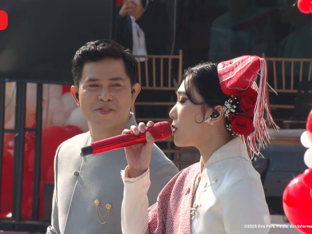 Potret Cakra Khan, Isyana Sarasvati hingga Rossa Nyanyi di Istana Merdeka