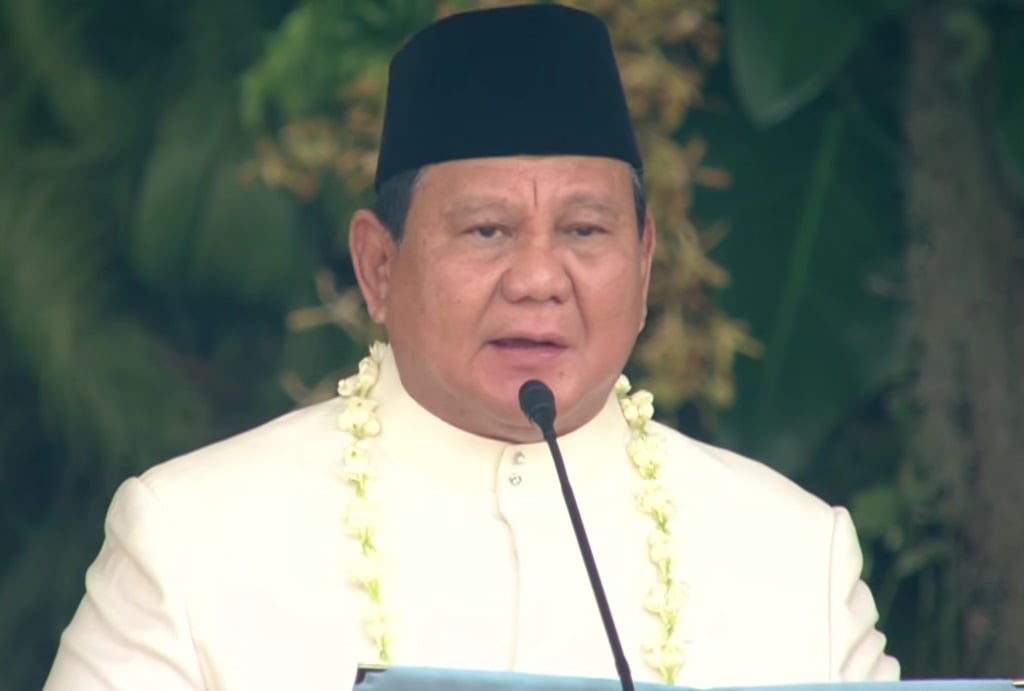 Momen Prabowo Bacakan Teks Proklamasi di Upacara HUT ke-80 RI
